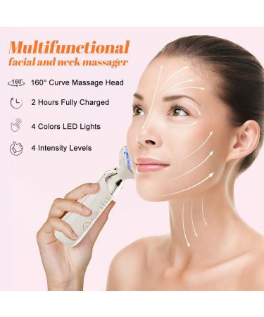 Buy 4-in-1 Neck and Face Massager - True Beauty Glow Facial Tool for Firming Tightening & Smoothing Skin - International Shipping Available - Buy Online on GoSupps.com