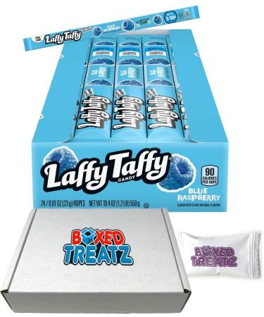 Laffy Taffy 24x23g Blue Raspberry - Chewy Stretchy & Tasty Boxed Treatz