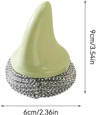 Pot Cleaning Brush - Shark Handle Cleaning Scrubber - Compact Design Dishwashing Brush for Cookware Kitchen Stove Oven Interior and Sink Corner Green - Buy Online on GoSupps.com