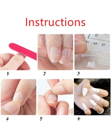 Umillars 24pcs Matte Black Coffin False Gel Nails Set - Full Cover Medium Tips for Ballerina Cosplay and Office Lady - MFN-Black - Buy Online on GoSupps.com