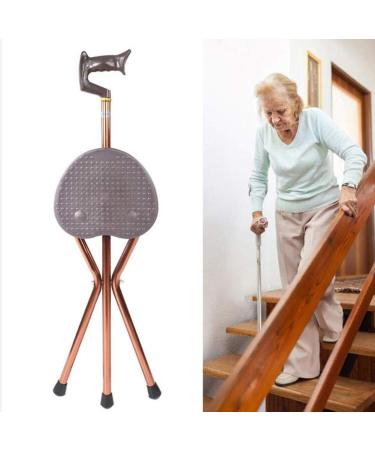 Walking Stick Seat Folding Walking Sticks Folding Stool Multi-Function Handle Lighweight Aluminium Height Adjustable Max User Weight 200kg Surprise Gift - Buy Online on GoSupps.com
