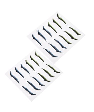 Shop KALLORY 24 Pairs Glitter Eyeliner & Double Eyelid Tape - Reusable Self-Adhesive Stickers in Assorted Colors | Enhance Your Eye Makeup - Buy Online on GoSupps.com