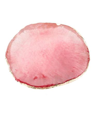 Nail Art Palette - Dekaim Resin Color Dish with Golden Edge for DIY Manicure (Rose Red) | International Shipping - Buy Online on GoSupps.com