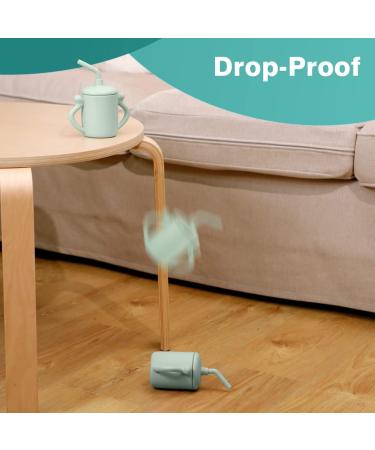 BumbleBee Silicone Baby Training Cup | 6.3oz Light Green Cup with Straw | Recommended for 2-Year-Olds - Buy Online on GoSupps.com