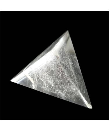 Tetrahedron Clear Crystal Pyramid Natural Quartz Pyramide Cristal Home Decor Stone Crystal Reiki - Buy Online on GoSupps.com
