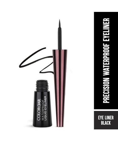 Colorbar Waterproof Black Liquid Eyeliner - Long-lasting Formula - Buy Online on GoSupps.com