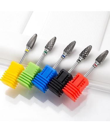 POPETPOP 5pcs Nail Polisher Professional Nail Drill Bits Nail Drill Bits for Nails Nail Drill Bits for Acrylic Nails Manicure Drill Heads Tools Vacuum Tungsten Steel Alloy Replacement Head 7x1.3cmx5pcs As Shown 1x5pcs - Buy Online on GoSupps.com