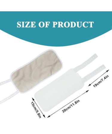 Reusable Castor Oil Packs | Compression Wraps for Knee Pain Relief & Sleep Aid - Firulab White - Buy Online on GoSupps.com