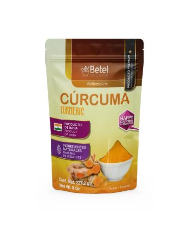 Betel Natural Curcuma Turmeric Powder - 100% Pure 8 Oz