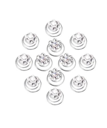 Elegant 26-Piece Crystal Hair Spiders & Spiral Hairpins for Brides | Rhinestone Wedding Hair Jewelry - Buy Online on GoSupps.com