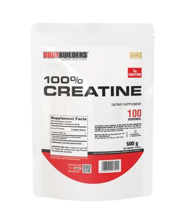 100% Creatine, Unflavored, 1.1lb, 100 Servings 1.1 Pound (Pack of 1)