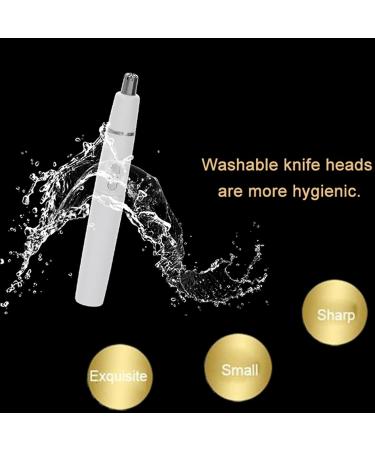 Nose Hair Trimmer for Men & Women - 2-in-1 Electric Nose & Ear Trimmer Eyebrow Razor for Facial Hair Removal - Buy Online on GoSupps.com