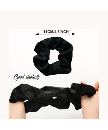 6 Pack Hair Scrunchies Ponytail Holders Colorful Ponytail Holder Satin for Girls Women Soft Hair Scrunchies Elastic Hair Bands Hair Scrunchies Hair Accessories for Girls Women and Ladies - Buy Online on GoSupps.com