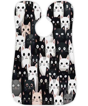 Beard Bib Apron for Men | Cute Cat Beard Hair Catcher | Perfect Fathers Day & Anniversary Gift | Beard Bib with Suction Cups - Buy Online on GoSupps.com