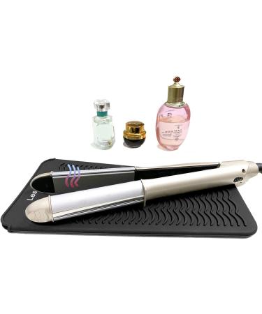 Buy Heat-Resistant Silicone Mat Bag | Perfect for Curly Bars & Hot Hair Tools | Black 28.5cm x 14cm - Buy Online on GoSupps.com