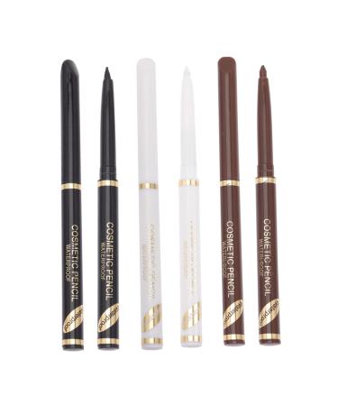 Didiseaon 6pcs Beard Filler Pen Eyebrow Pen Liquid Eyeliner Beard Pens To Rotate Eyebrow Powder