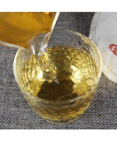 HQZM Small Puer Tea 50g Yunnan Menghai Banzhang Old Tree Puer Tea Raw Tea Unique Tea Charm - Buy Online on GoSupps.com