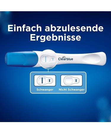 Clearblue Pregnancy Test Kombipack - Double Check Early & Week 2 Tests (1 Digital 25 mIU/ml 1 Visual 10 mIU/ml) - Accurate Pregnancy Detection & Weekly Determination - Buy Online on GoSupps.com