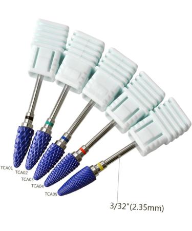 minkissy 1 Set Nail File Bits Drill Bits for Nails Sanding Band for Nails Acrylic Nail File Drill Bits Manicure Kit Carbide Drill Bits Cuticle Drill Bit Drills Electric Nail Supplies - Buy Online on GoSupps.com