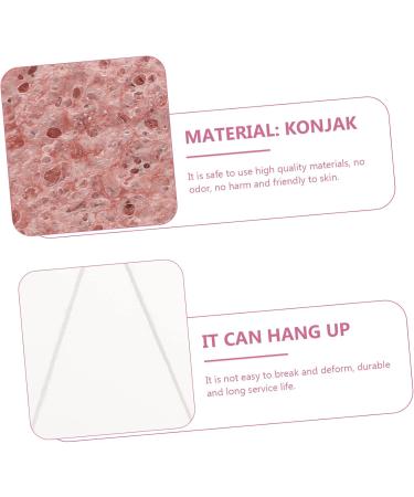 Beavorty 8pcs Konjac Facial Cleanser Sponge - Natural Exfoliating Loofah for Women - Pink Foam Sponge for Soft Glowing Skin - Buy Online on GoSupps.com