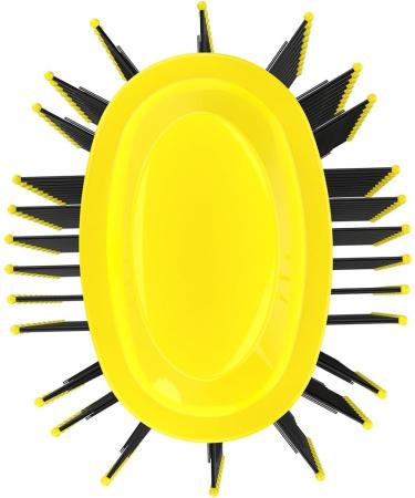 Buy Dual Voltage Hair Dryer Brush - Wizchark Hot Air Brush for European Travel | 110v-240v | Negative Ion Straightening & Curling - Buy Online on GoSupps.com