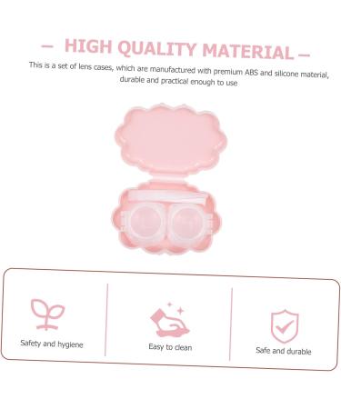 Solustre 10-Pack Colored Contact Lens Case - Portable Travel Storage Box with Mirror - Sweet Design & Durable ABS Holder - Buy Online on GoSupps.com
