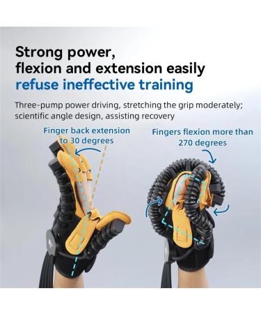Hand Rehabilitation Robot Gloves - C12 Model for Stroke Recovery | 6 Training Modes | X-Large Left Hand Therapy Device for Hand Dysfunction - Buy Online on GoSupps.com