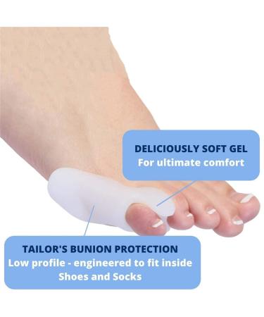 Feifanshop Silicone Gel Toe Spreader - Bunionette & Pain Relief Toe Separator for Comfort & Relaxation | International Shipping - Buy Online on GoSupps.com