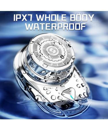 Mini Electric Shaver for Men One-Button Electric Razor Portable Mini Shaver Pocket Size Rechargeable Wet&Dry IPX7 Waterproof Travel Home Office Car (Silver) - Buy Online on GoSupps.com