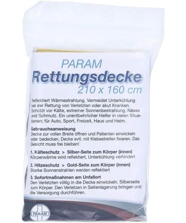 Buy Rescue Blanket Gold/Silver - Emergency Survival Blanket | International Shipping - Buy Online on GoSupps.com
