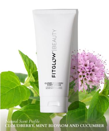 Fitglow Beauty Cloud Ceramide Body Cream | Ultra-Hydrating Skin Restorer with Ceramides + Hyaluronic Acid | Replenishes Moisture Plumps & Firms | Lightweight Fast Absorbing | 200ml / 6.8oz - Buy Online on GoSupps.com