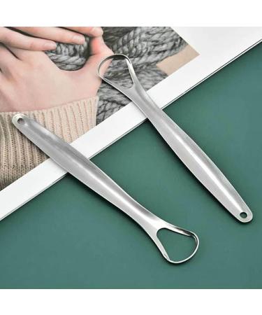 Shop Dijiusidy 3-Piece Tongue Scraper Set - Professional Stainless Steel Mouth Cleaning Tool for Fresh Breath - International Shipping Available - Buy Online on GoSupps.com