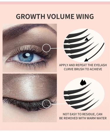 DENGWANG 4D Lengthening Curling Mascara 2 In 1 Black Mascara Double Headed 4D 2 In 1 Mascara Waterproof Thickening Mascara Black Thickening Lengthening Mascara Quick-Drying and Not Sticky (2PCS) - Buy Online on GoSupps.com