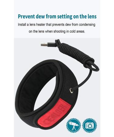 USB Lens Warmer for Camera & Observation Mirror | Defogger & Heater in Cold Environments - Buy Online on GoSupps.com