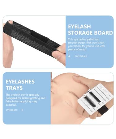 Eyelash Display Board | Acrylic Lash Holder Tray for Extensions | 7.9x5.4 cm | Best Lash Extension Supplies - Buy Online on GoSupps.com