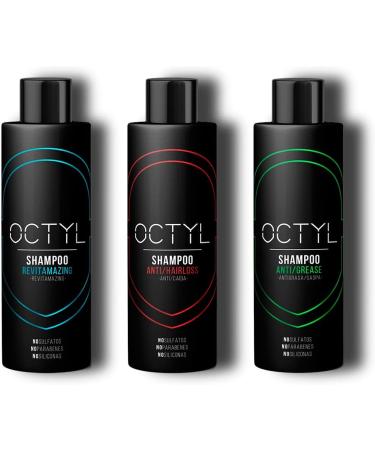 OCTYL Shampoo Revitamazing | Professional revitalizing shampoo for daily use | For healthy and shiny hair | 250 ml - Buy Online on GoSupps.com