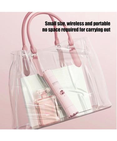 Womens Electric Shaver Bikini Trimmer with Double Attachments Facial Ear Intimate Zone Leg Eyebrow Hair Removal Device Pink - Buy Online on GoSupps.com