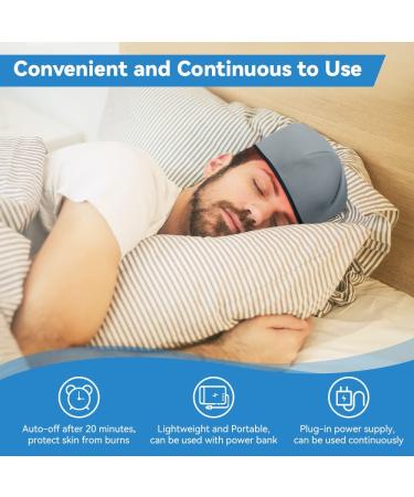 Red Light Therapy Head Cap - 660nm Red & 850nm Infrared Wavelength LED Hat for Men & Women - Scalp Care and Relaxation - Buy Online on GoSupps.com