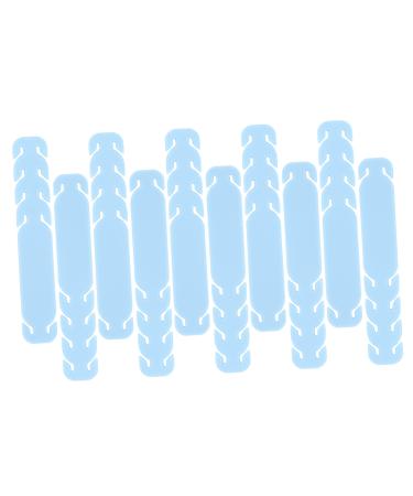 Moluckfu 10 piece of mask ear stretching buckle elastic mask strap buckle mask production ear cable bucket mask accessories mask rope buckle 11x1.8cm