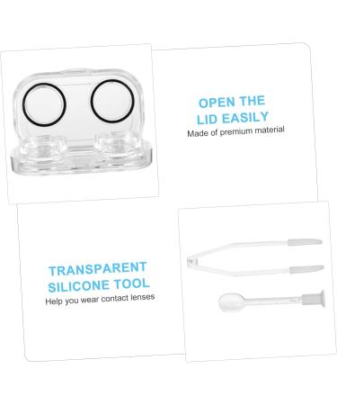 Ultechnovo 8-Piece Transparent Contact Lens Case - Durable Storage for Colored Lenses | International Shipping Available - Buy Online on GoSupps.com