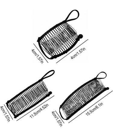 Banana Hair Clips Stretchable Banana Comb Vintage Banana Hair Clip Vintage Banana Barrette Stretch Double Comb Clip for Women Girls Curly Wavy Hair Styling Accessories 20 teeth 20 teeth 3 Pcs - Buy Online on GoSupps.com