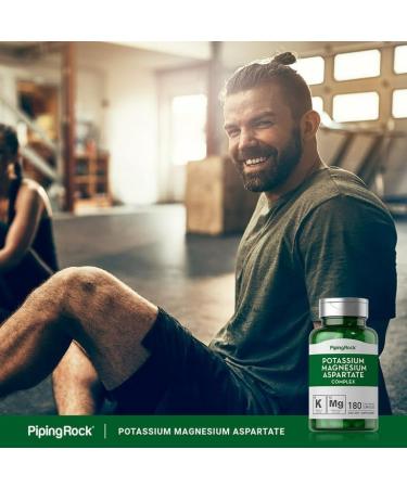 YHN Potassium Magnesium Aspartate Complex | 180 Quick Release Capsules | Non-GMO Gluten Free - Buy Online on GoSupps.com