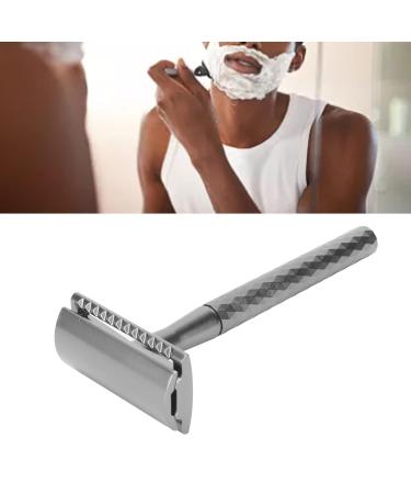 Men's Safety Bar Shaver - Short Handle Double Edge Manual Beard Cutter for Smooth Wet Shaving - Ideal for Men & Women - Buy Online on GoSupps.com