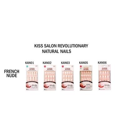 KISS Salon Acrylic Nude 28 Nails 3 Pack - 28 Count - Buy Online on GoSupps.com