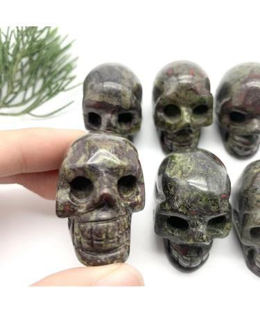 Natural Dragon Blood Quartz Ghost Head Carved Handmade Home OrnamentsDecoration Stones Can be Used for JZIGTDEM - Buy Online on GoSupps.com