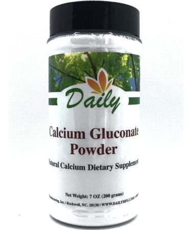Daily's Calcium Gluconate Powder - 7 oz | Essential Calcium Supplement - Buy Online on GoSupps.com