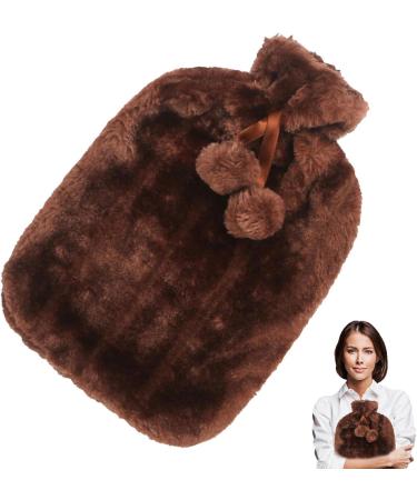 Buy Kot-au 2L Hot Water Bag with Fluffy Cover - Rubber Hot Water Warmer for Pain Relief & Comfortable Hot Compresses | Perfect Birthday & Festival Gifts - Buy Online on GoSupps.com