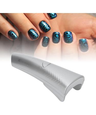 Mini UV Nail Lamp Quick Drying Gel Nail Light with 3 Gears Portable Nail Dryer with Lasting Endurance Compact Size for Home DIY Manicure (Silver) - Buy Online on GoSupps.com