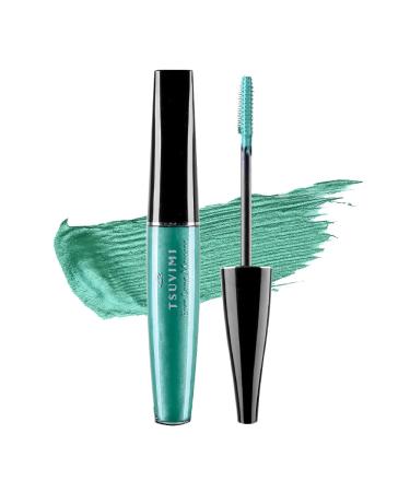 TSUVIMI Ever Long Mascara  Color Mascara  Long Lasting Mascara (Green Apple)