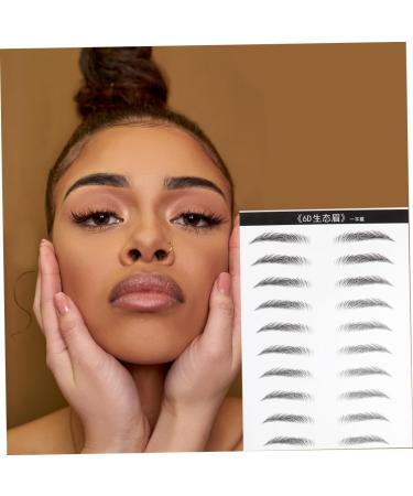CRILSTYLEO 2 Pairs Artificial Eyebrow Patch Simulation Eyebrow - Buy Online on GoSupps.com